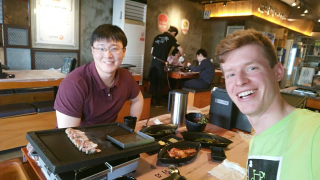 Korean BBQ with old friends